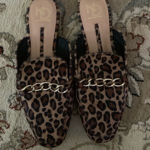 New Direction Leopard Mules